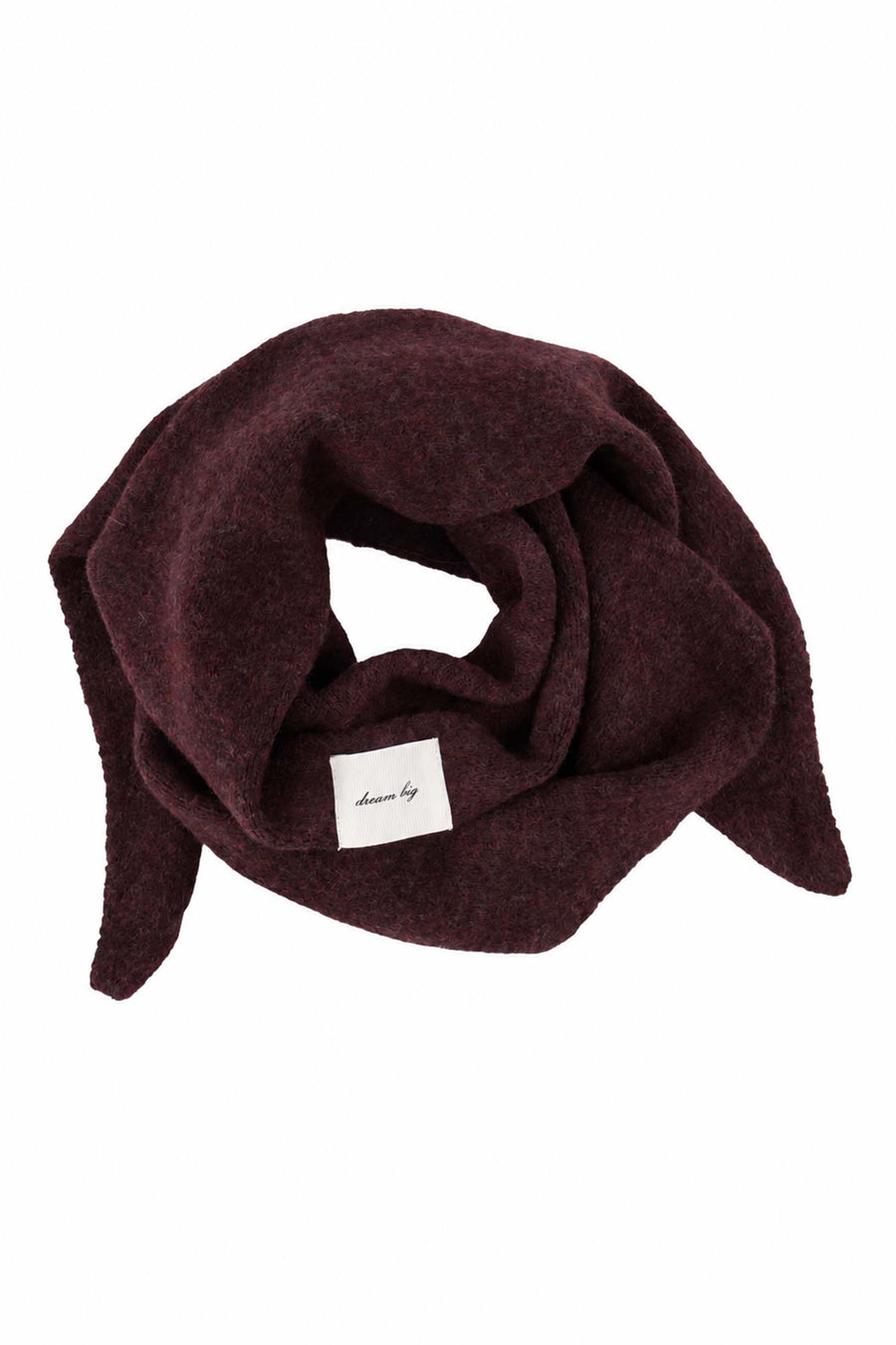 driehoek sjaaltje | burgundy