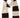 streep dunne sjaal 2 tone | dark choco / grey oyster