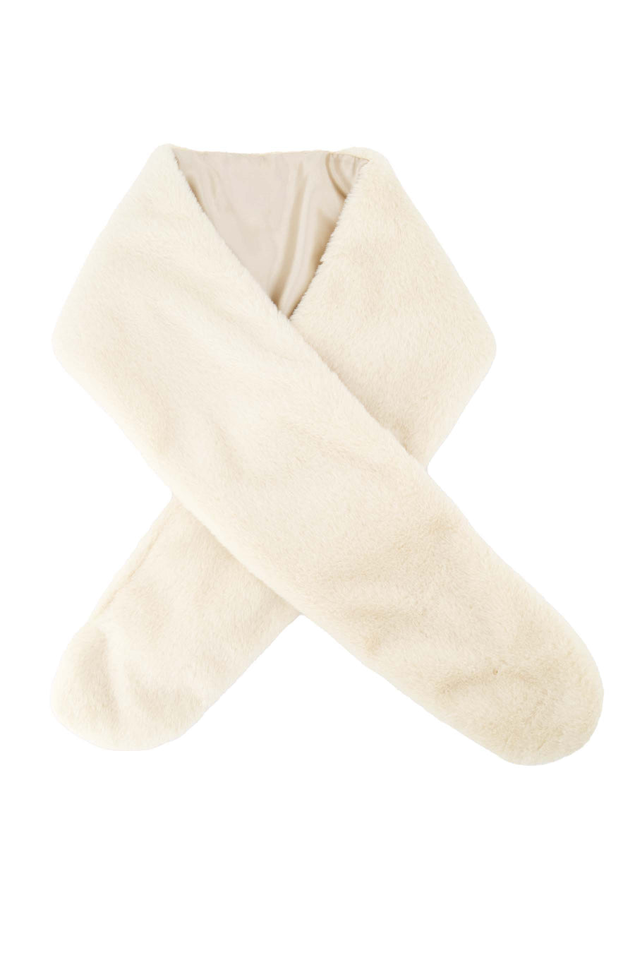 fluffy kraag | grey oyster