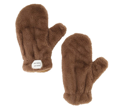 fluffy wanten | hazelnut