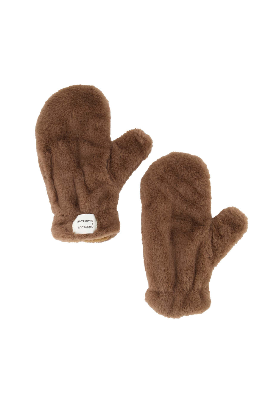 fluffy wanten | hazelnut