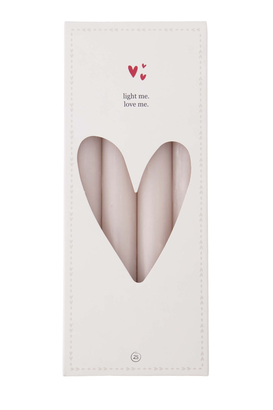 set of 4 rustic candles 20cm | sand