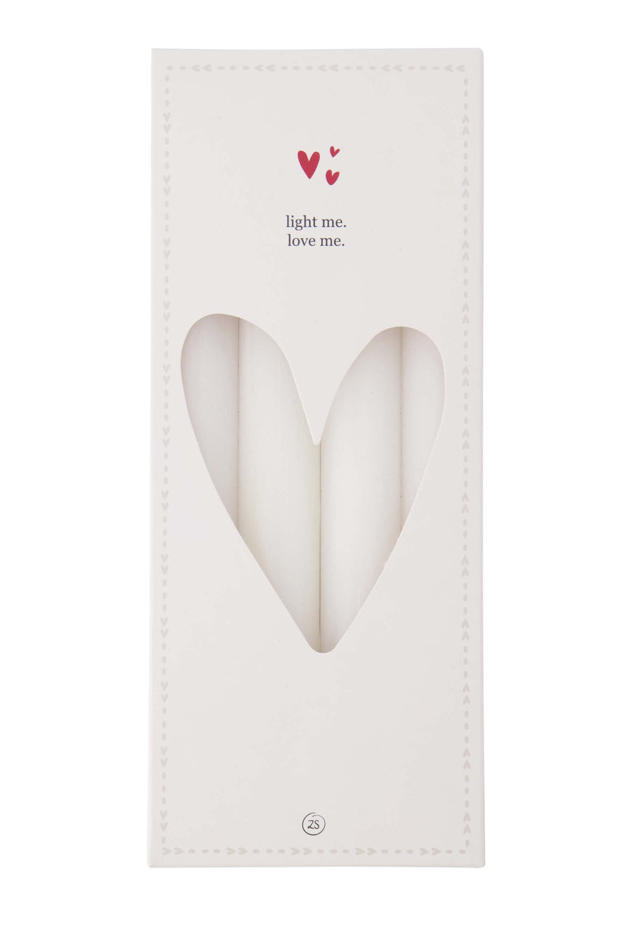 set of 4 rustic candles 20cm | off white