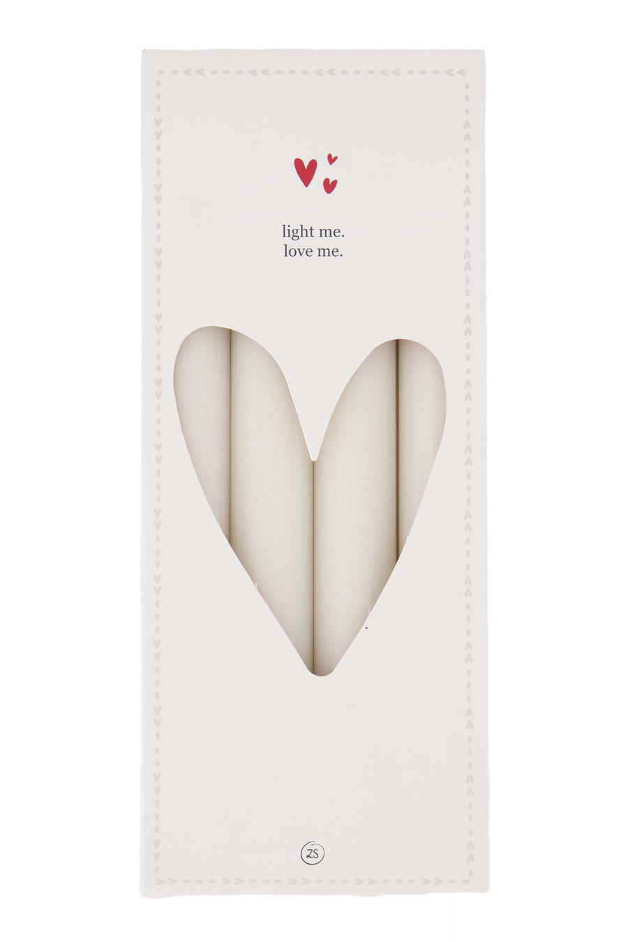 set van 4 rustieke kaarsen | off white