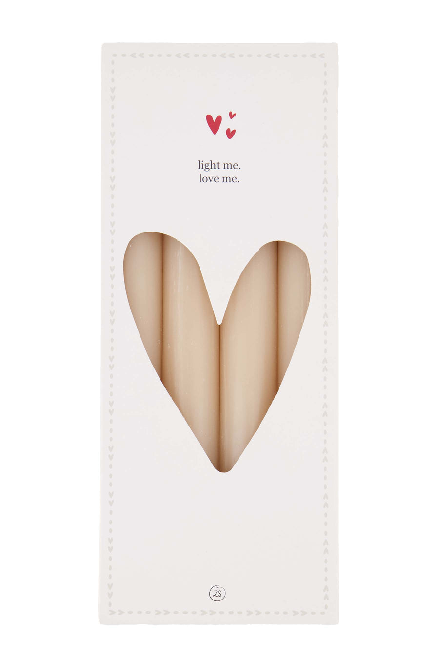 set van 4 rustieke kaarsen | beige