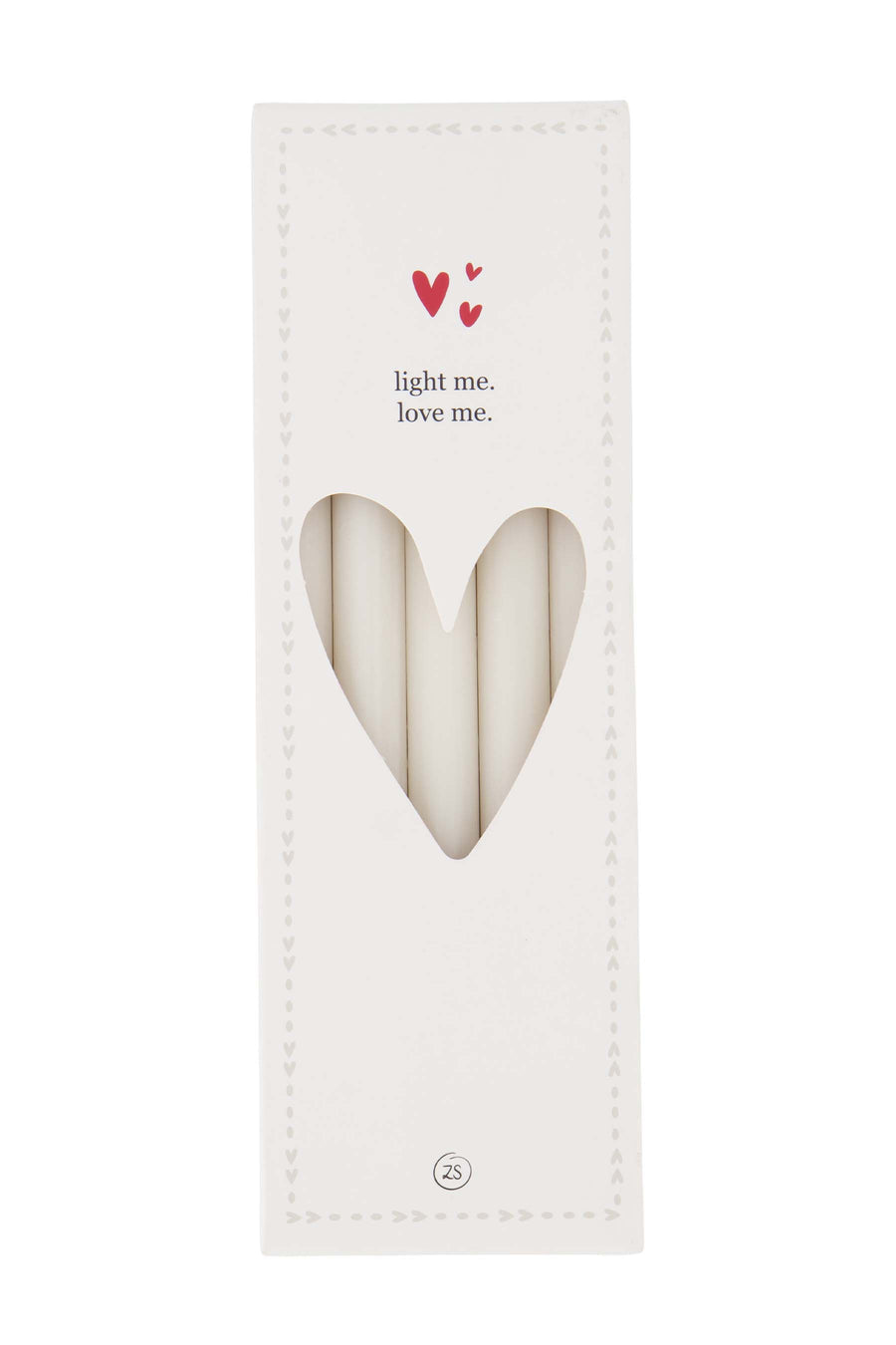 doosje met smalle kaarsjes | off white