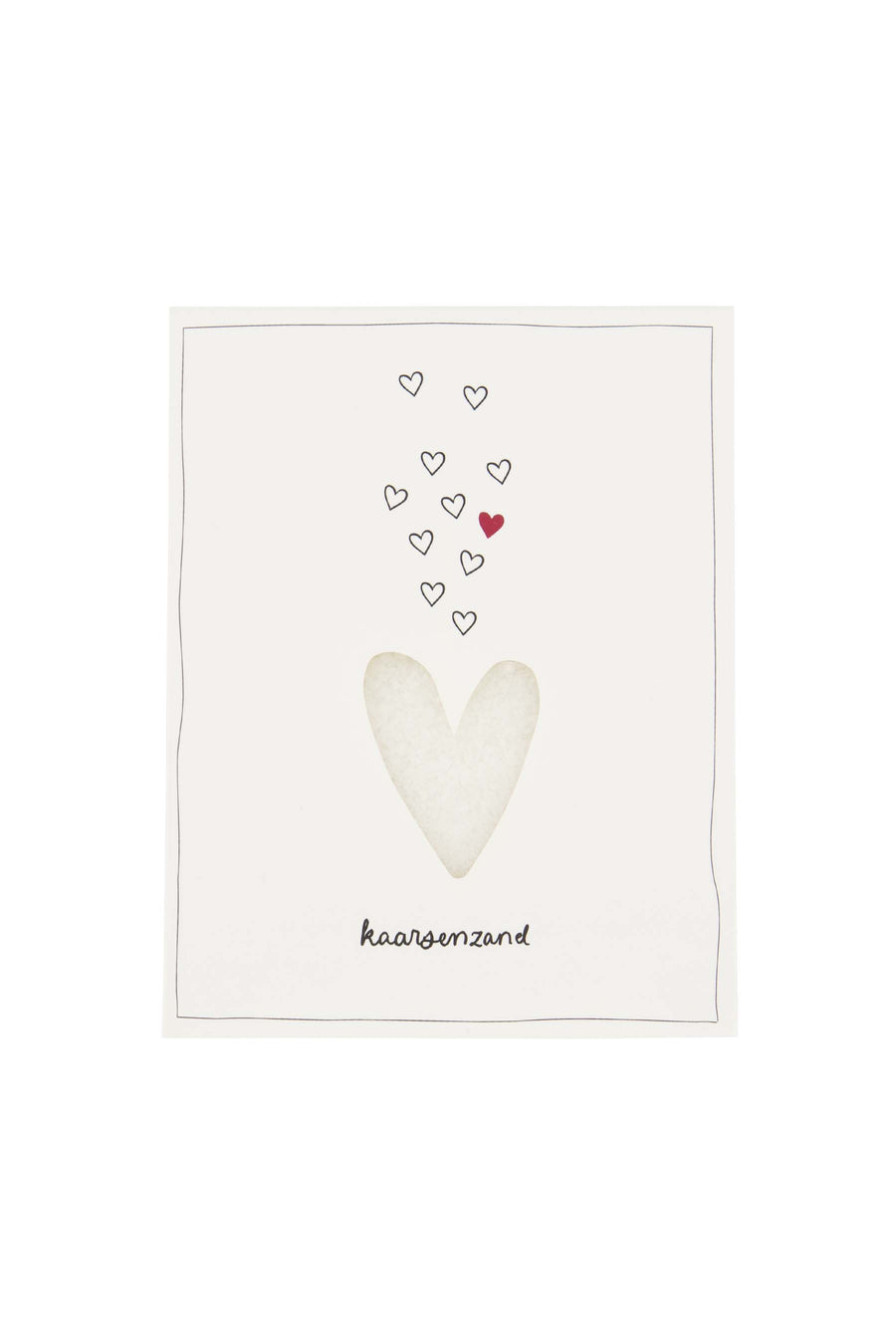 kaarsenzand in doosje wit | wit