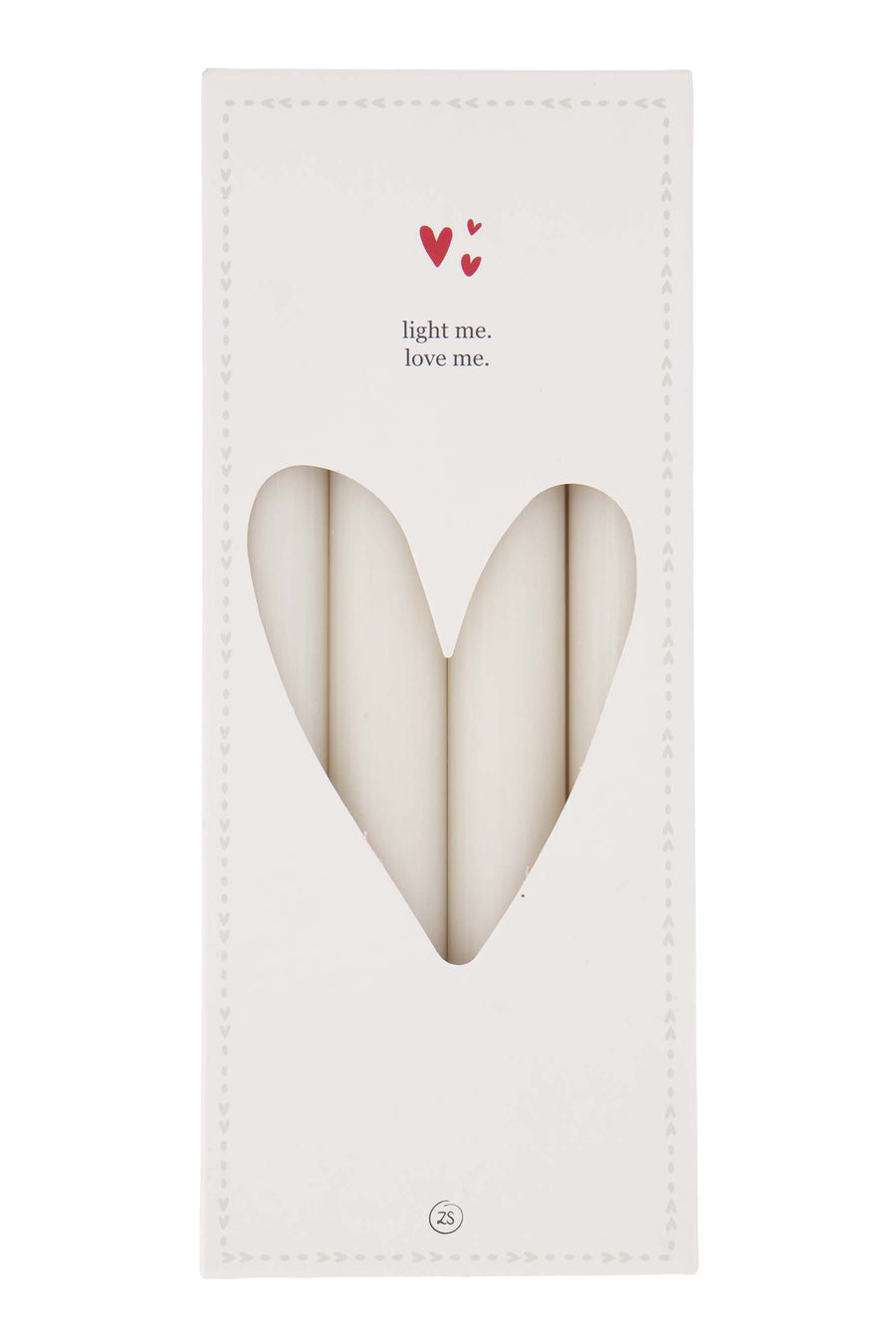 set van 4 rustieke kaarsen 20cm | off white