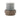 kandelaar stompkaars hartje | dark brown