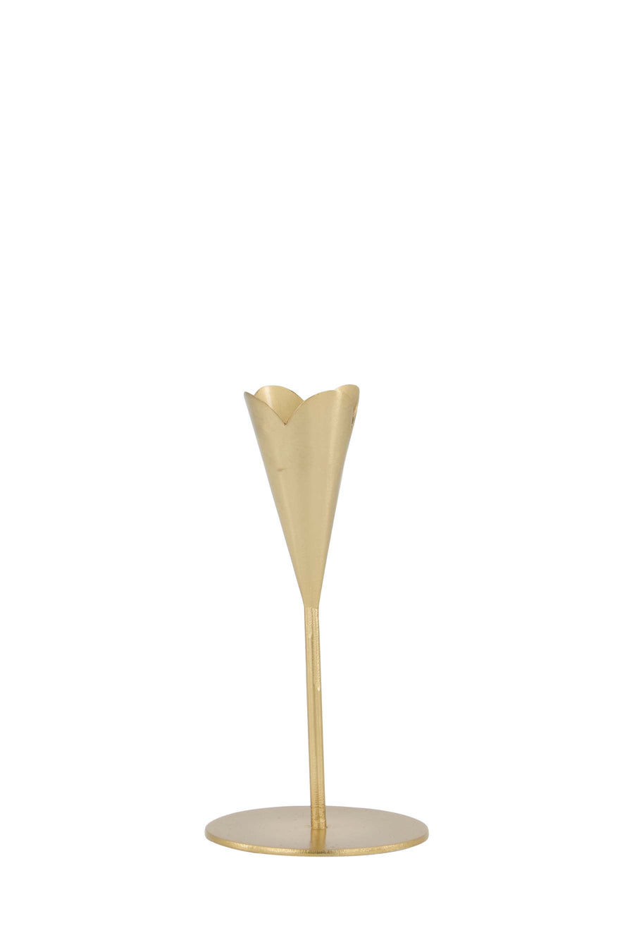 kandelaar metaal hartje S goud | goud