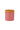 scented candle, terracotta heart | dark pink