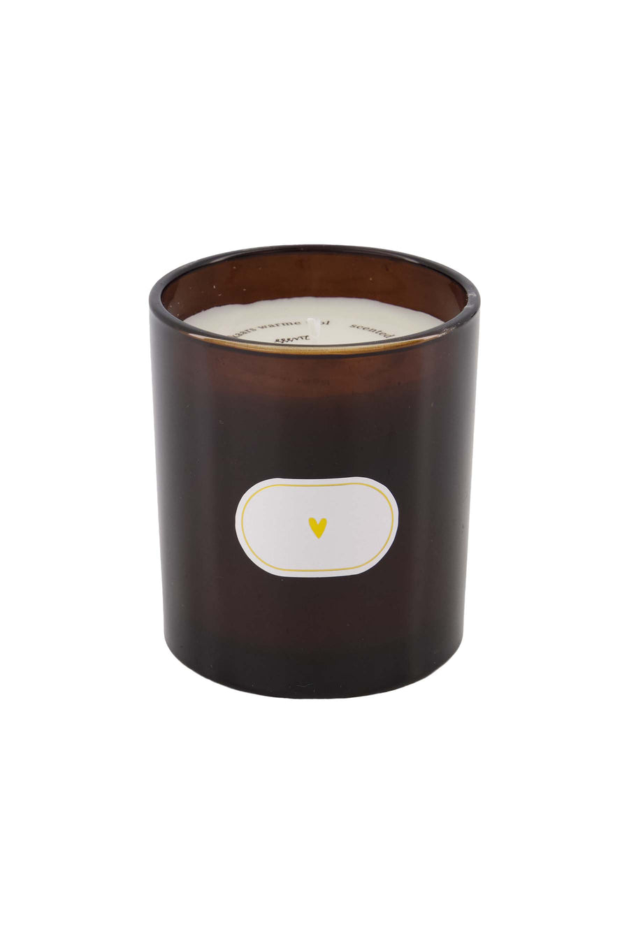 geurkaars glas hartje | brown