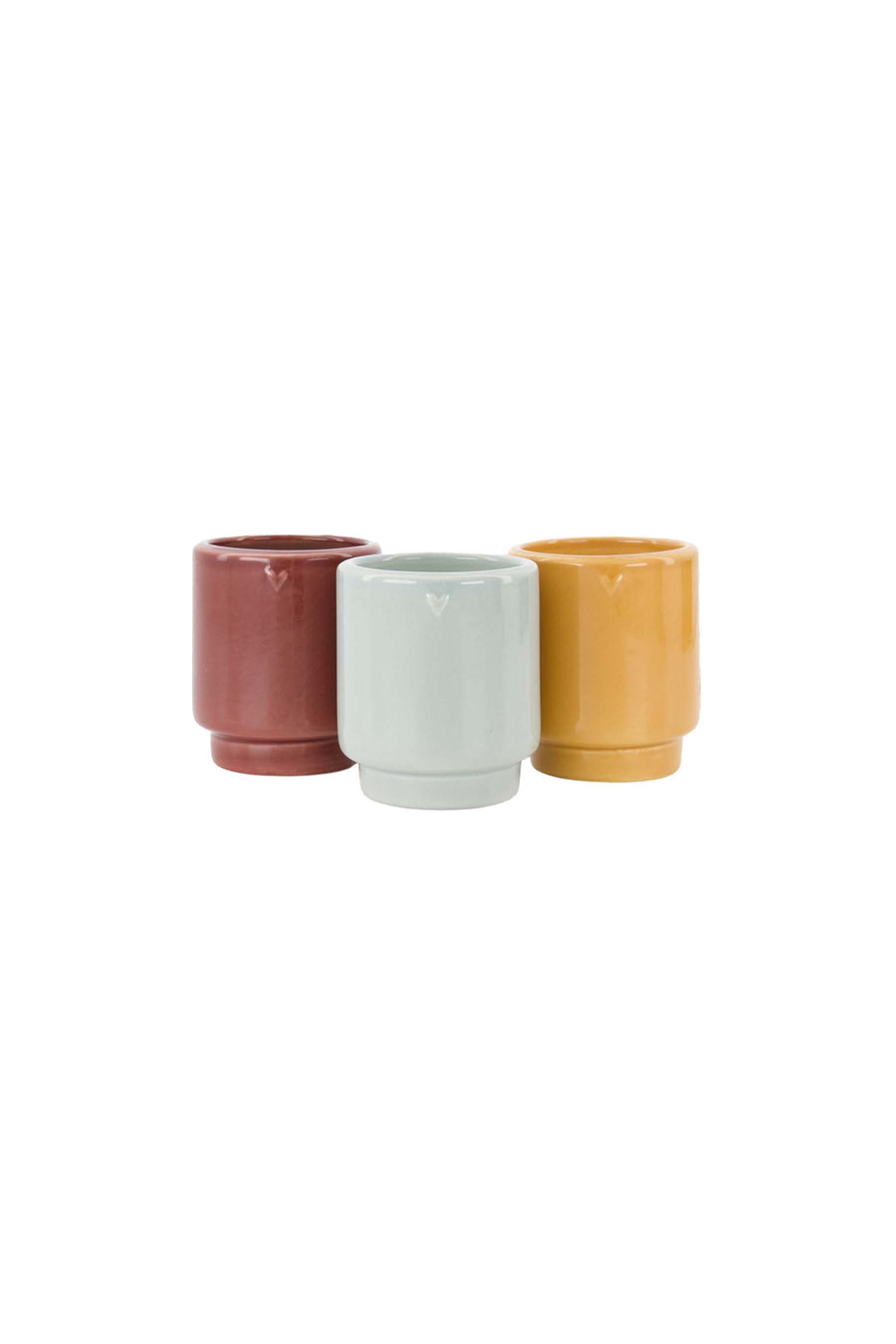 set van 3 geurkaarsjes in koker enjoy | multicolor