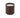 Geurkaars Keramiek Hartjes | dark brown