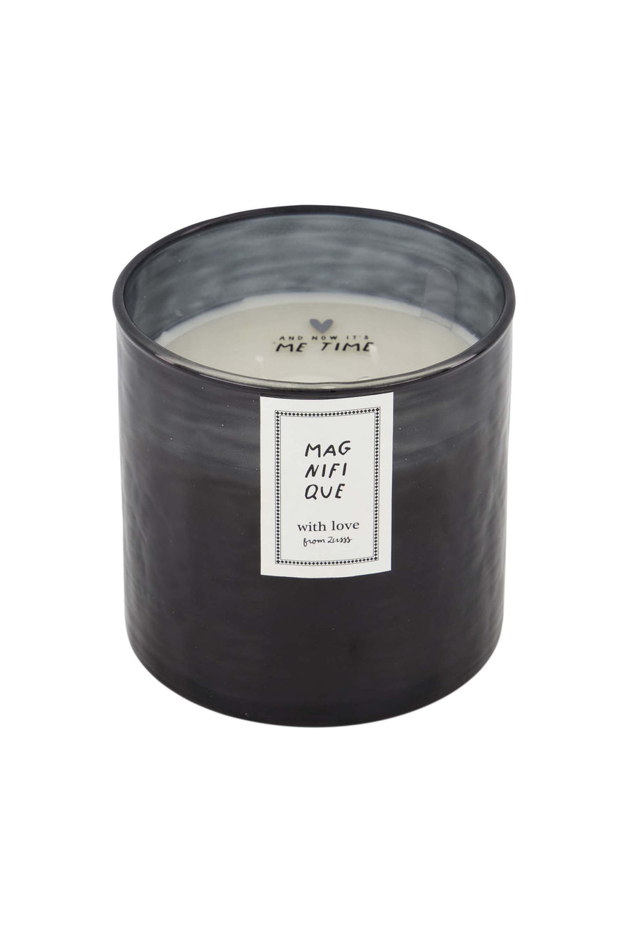 geurkaars hammered glas antracietgrijs | antracietgrijs