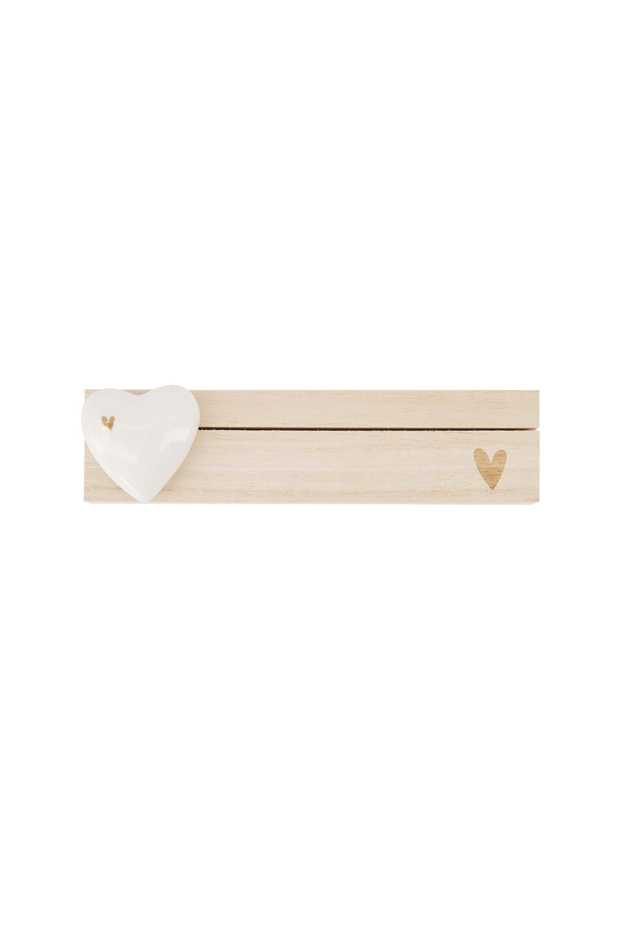 Heart-shaped memorial altar | white / gold