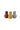 set van 3 vaasjes keramiek hartje | multicolor
