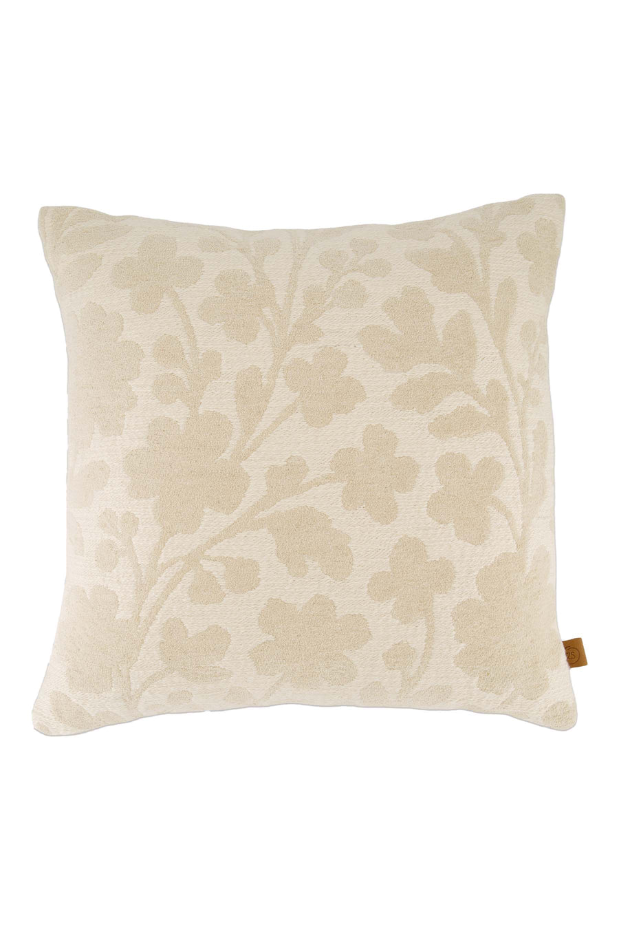 kussen bloemen 45x45cm | off white
