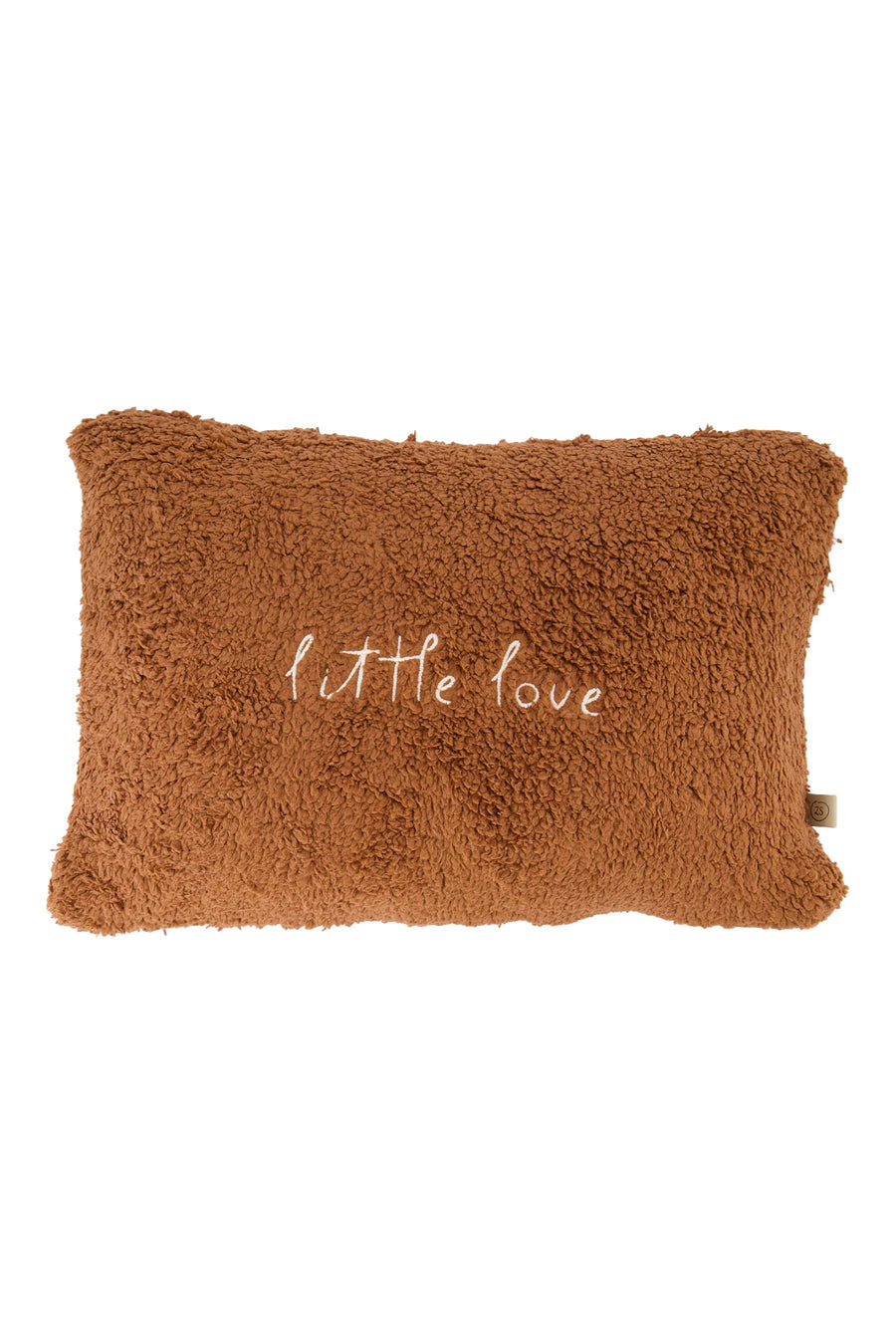 kussen teddy little love 35x25cm | dark brown