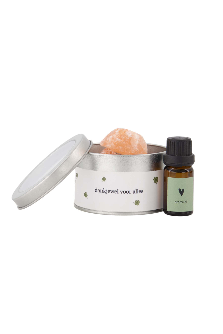 diffuser in blikje dankjewel voor alles | white / green