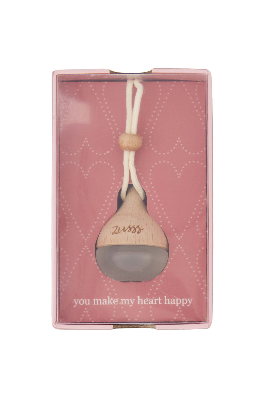 geurhanger in doosje you make my heart happy | pink