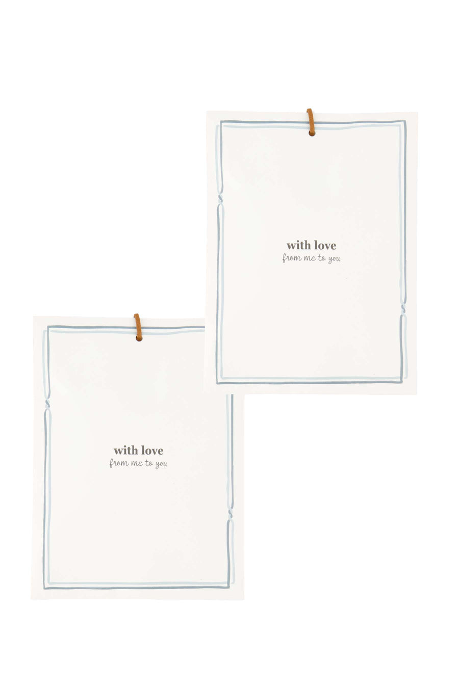 set van 2 geurzakjes with love | white / gold / blue