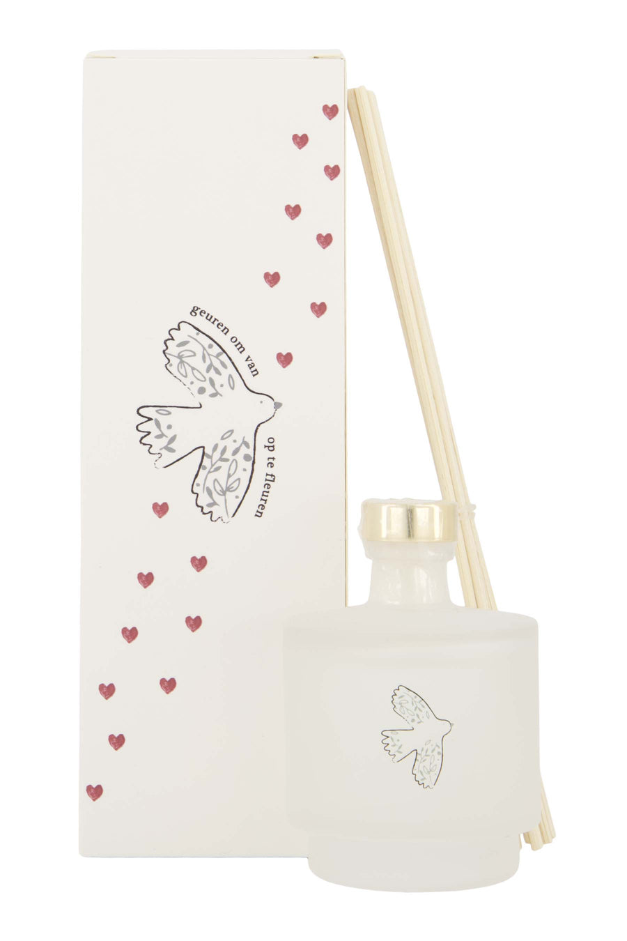 geurstokjes geuren wit/grijsblauw/rood | wit / grijsblauw / rood