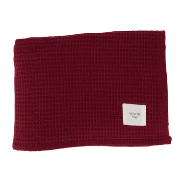 Badetuch „Warm Hugs“ dunkelrot | dark red