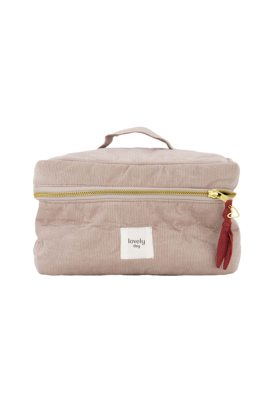 beautycase corduroy love zand | zand