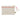 Etui momentje van geluk, off white canvas met rode borduursels en witte tassel, gouden ritssluiting, van Zusss.