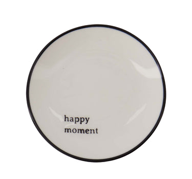 gebaksbordje happy moment | white