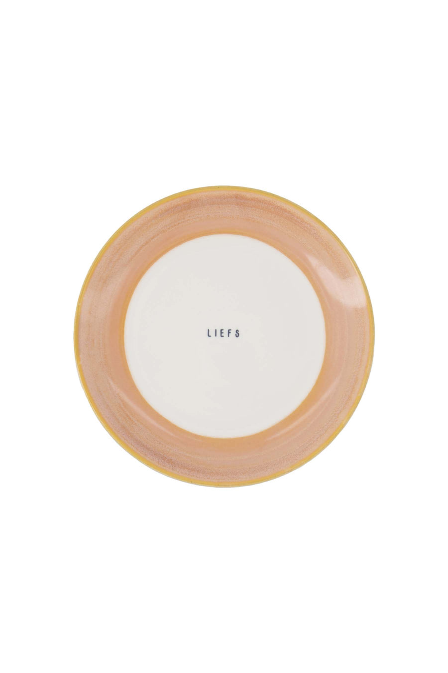 gebaksbordje liefs | white / light pink