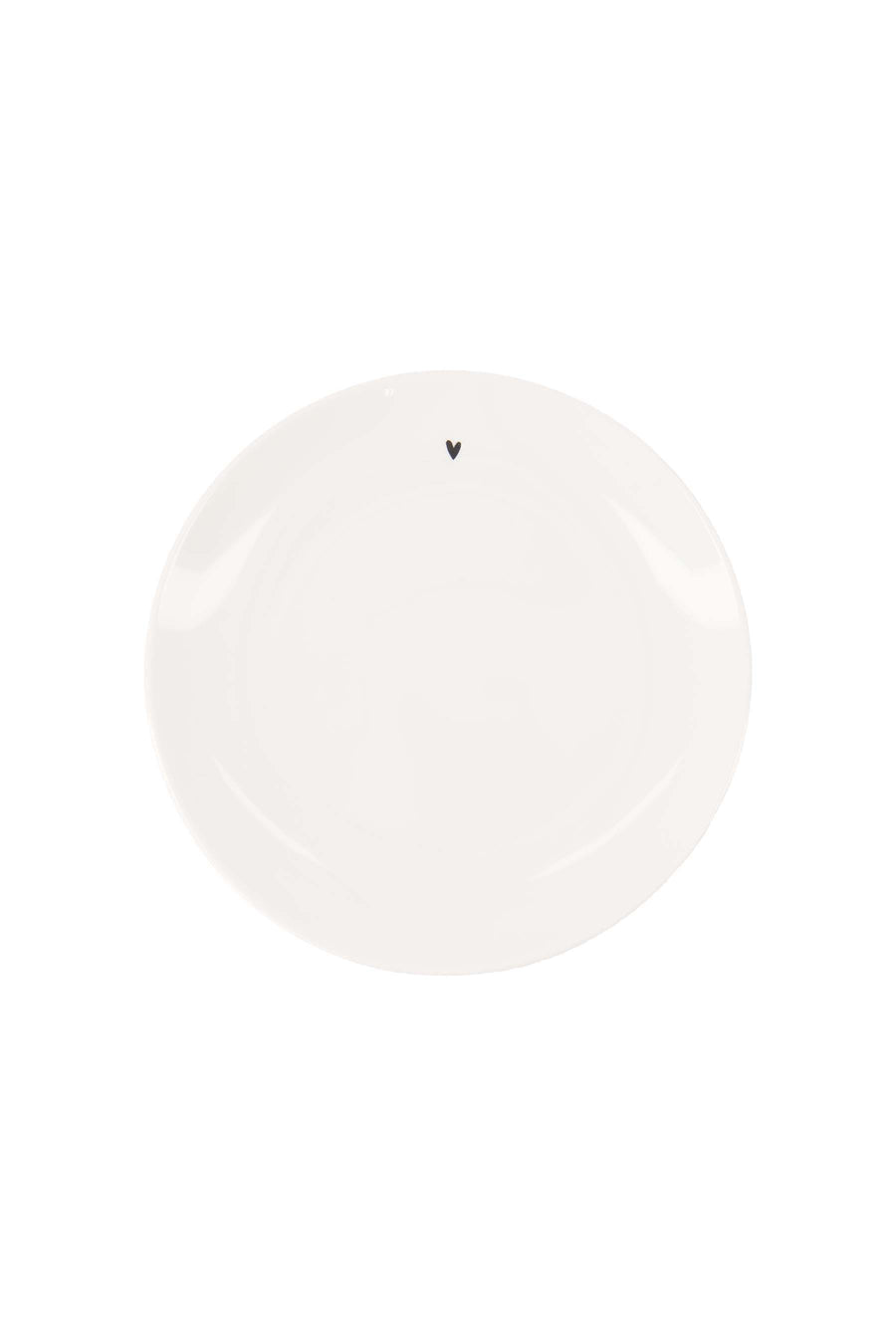 gebaksbordje hartje | white / black