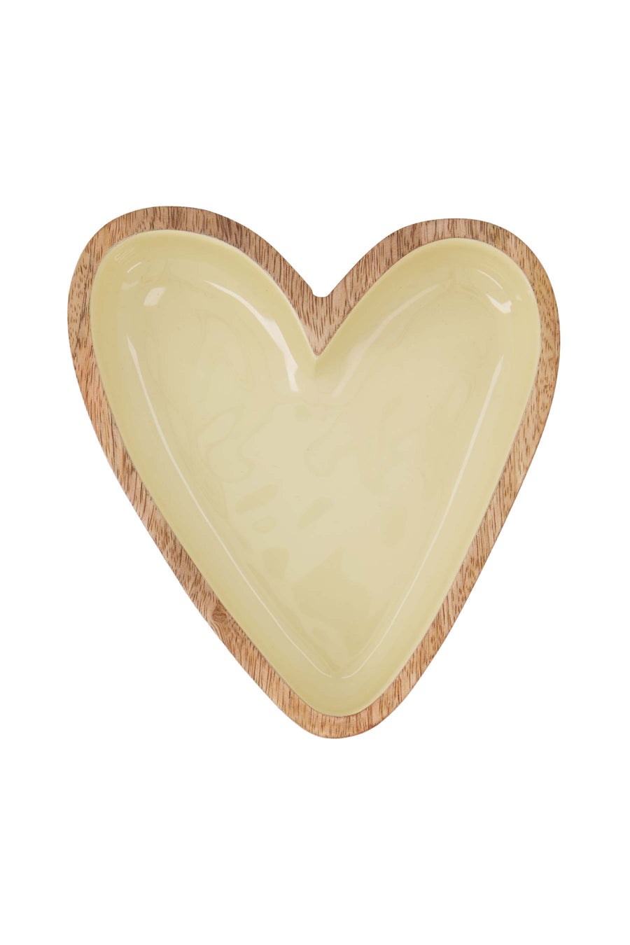 houten kom hartje M | sand