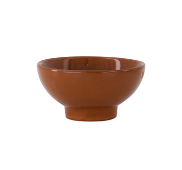 Kleine Terrakotta-Schale „Herzchen Terra“ von Zusss, aus Keramik, runde Form.