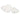 set van 2 schaaltjes hartvorm handgeschilderd wit / grijsblauw | white / ash blue