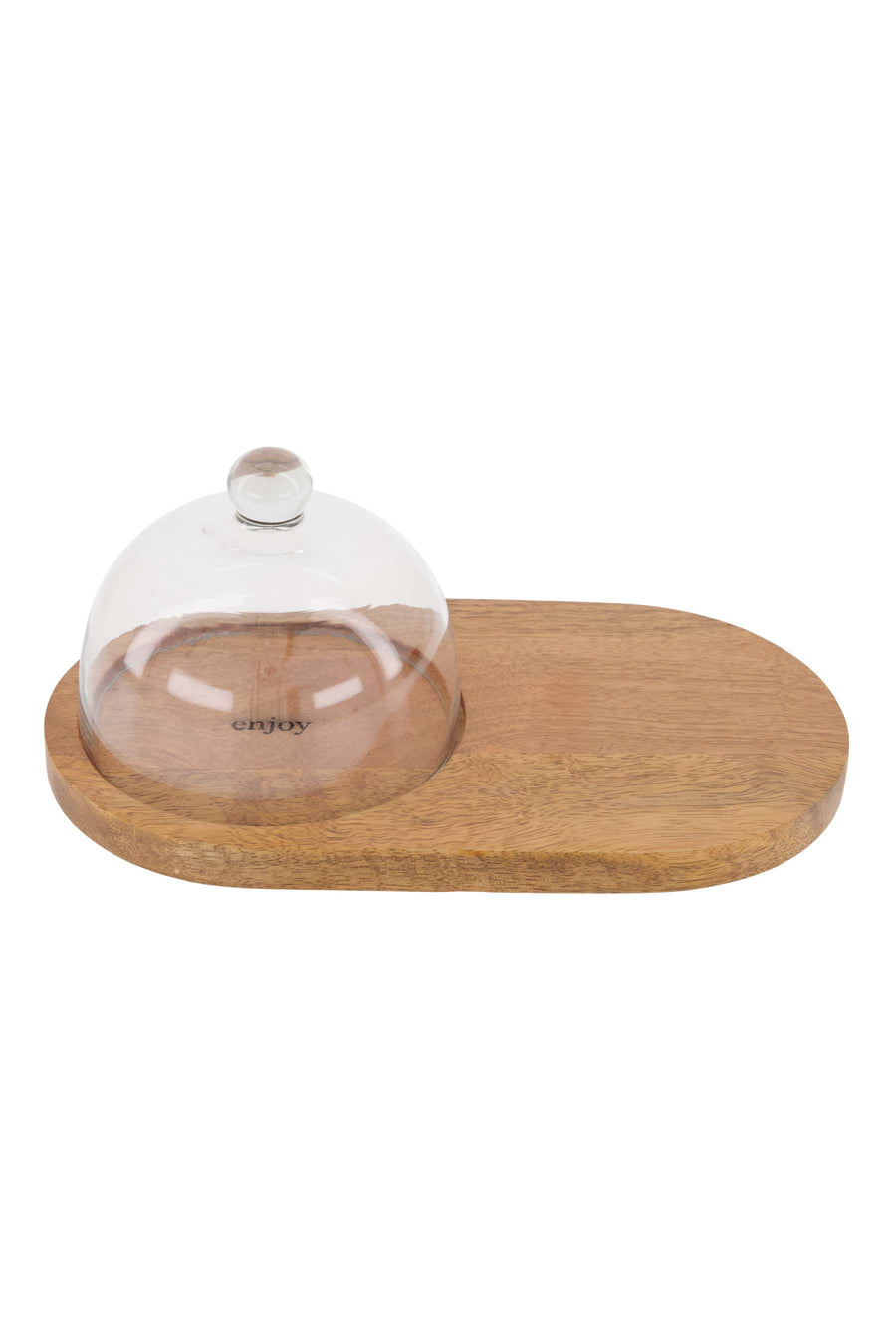serveerplateau met stolp enjoy naturel | naturel