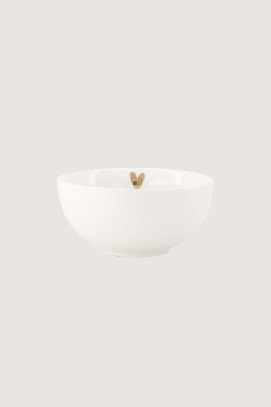 gold heart bowl | gold