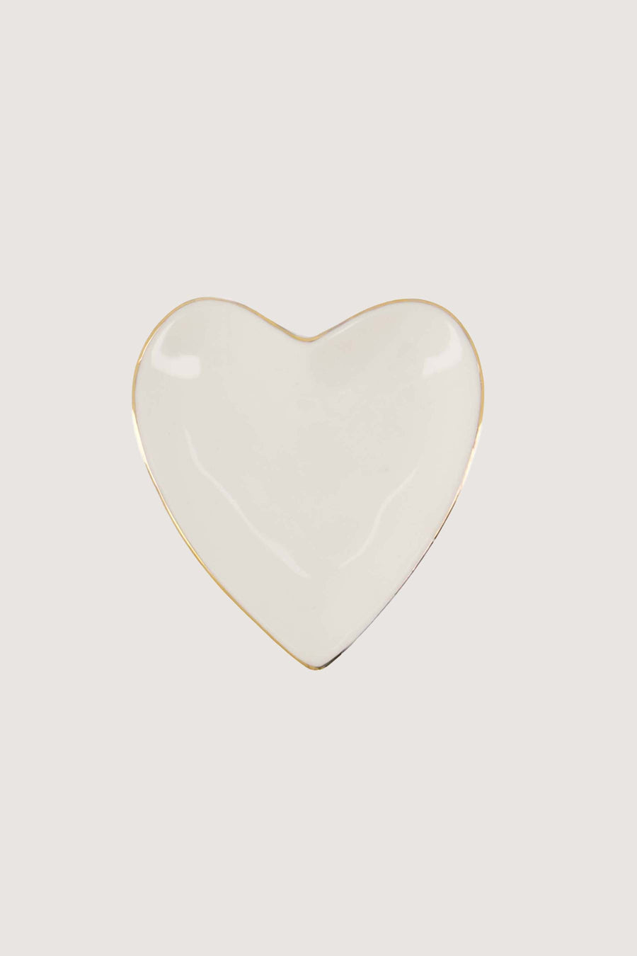 heart-shaped dish | white