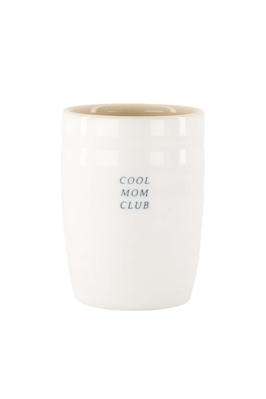 coffee mug cool mom club | white / ochre