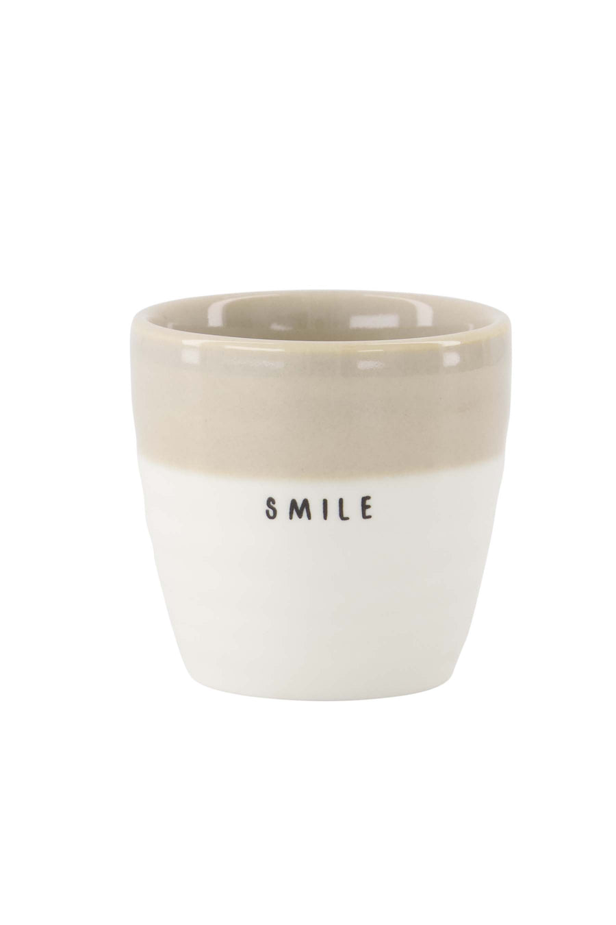 espressomok smile | white / sand