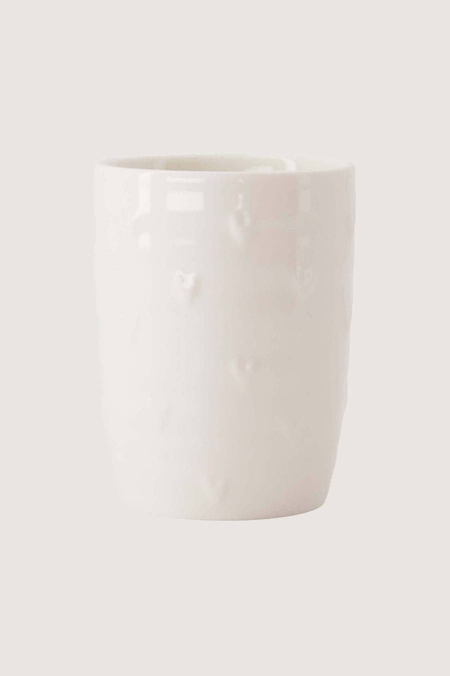 koffiemok hartjes | wit