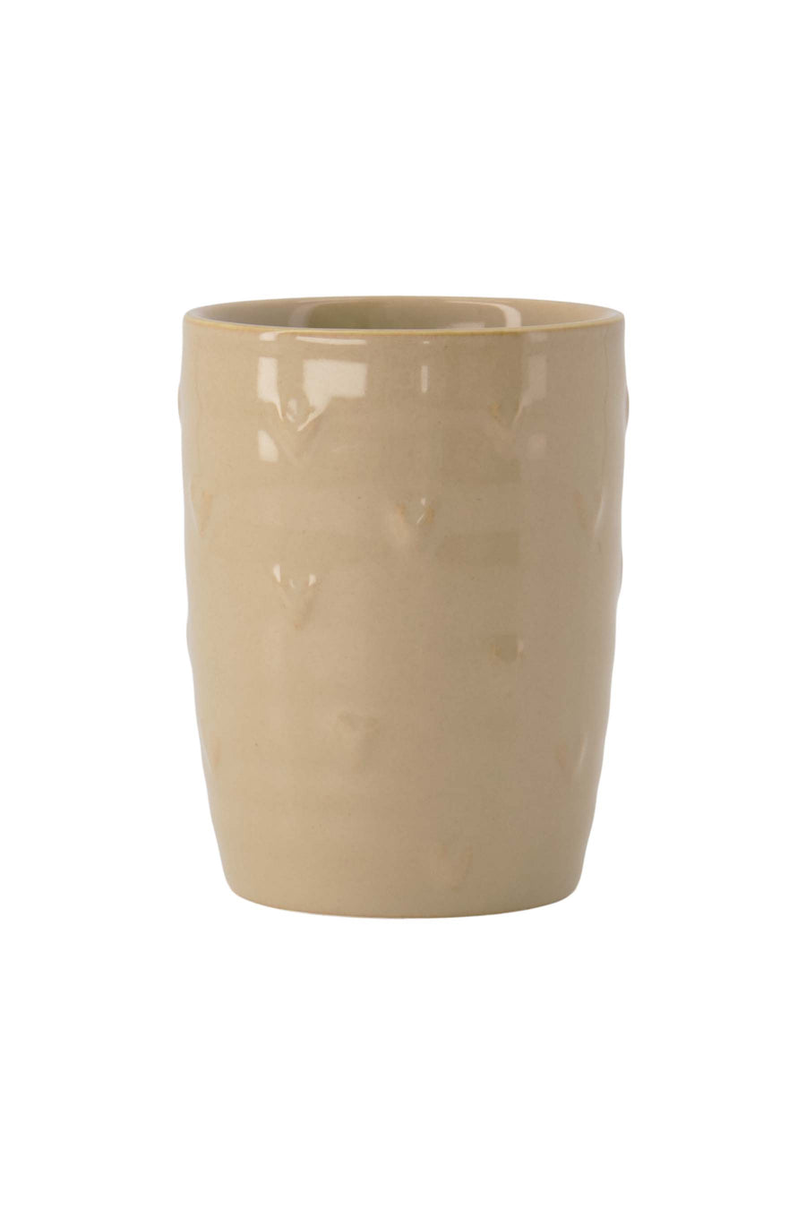 koffiemok hartjes | sand