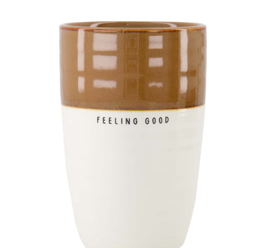 mok L feeling good | white / brown