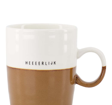 Delicious tea mug | white / brown