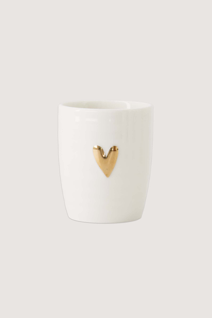 espressomok hartje | white / gold