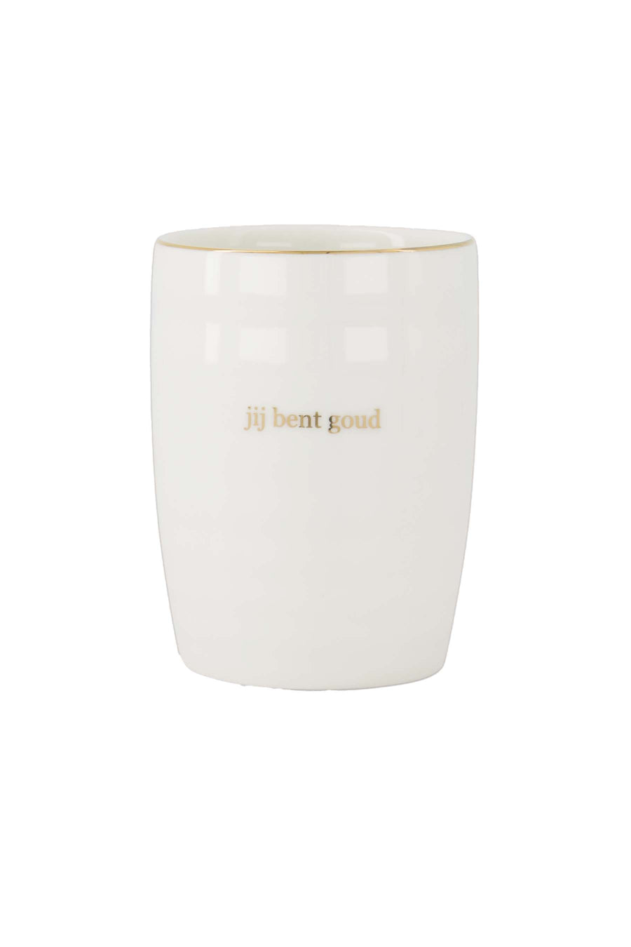 koffiemok jij bent goud | white / gold