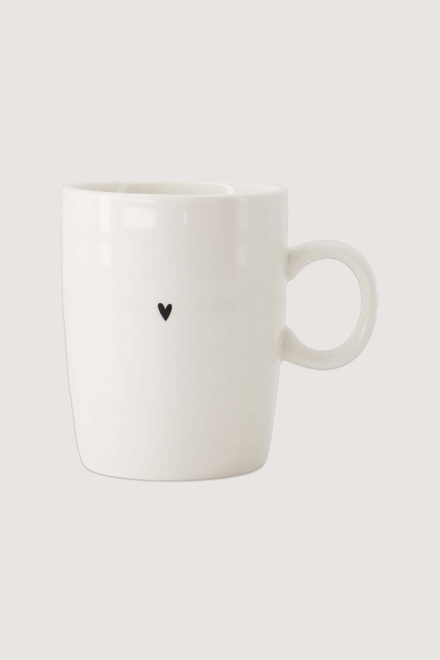 theemok hartje | wit / zwart