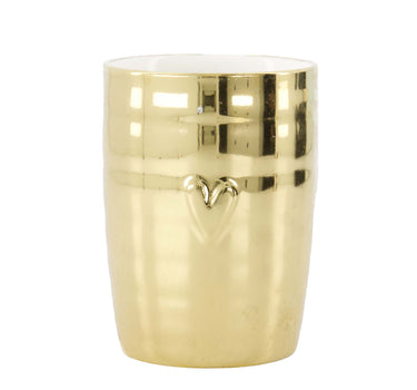 koffiemok hartje | gold