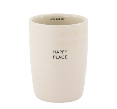 "Happy Place" coffee mug | sand